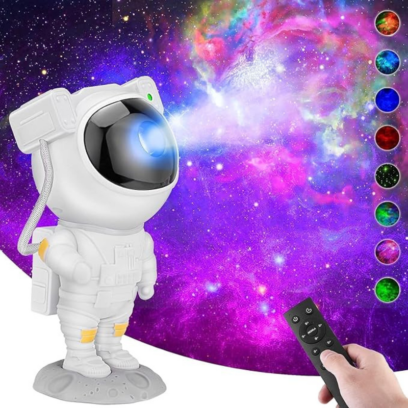 Mini Projetor Astronauta Luz Estelar