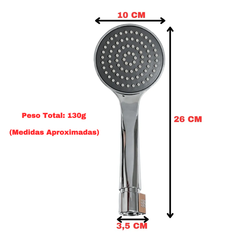 Chuveiro Ducha Para Lavatório De Alta Pressão Com Mangueira Flexivel Metal A-9767
