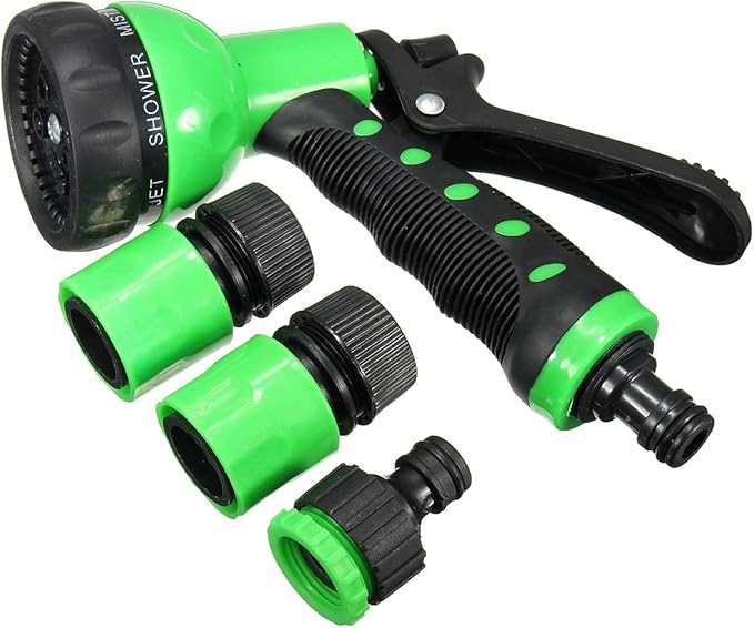 Esguicho Pistola Revolver Mangueira 7 Jatos Ducha Reforçado K53-39