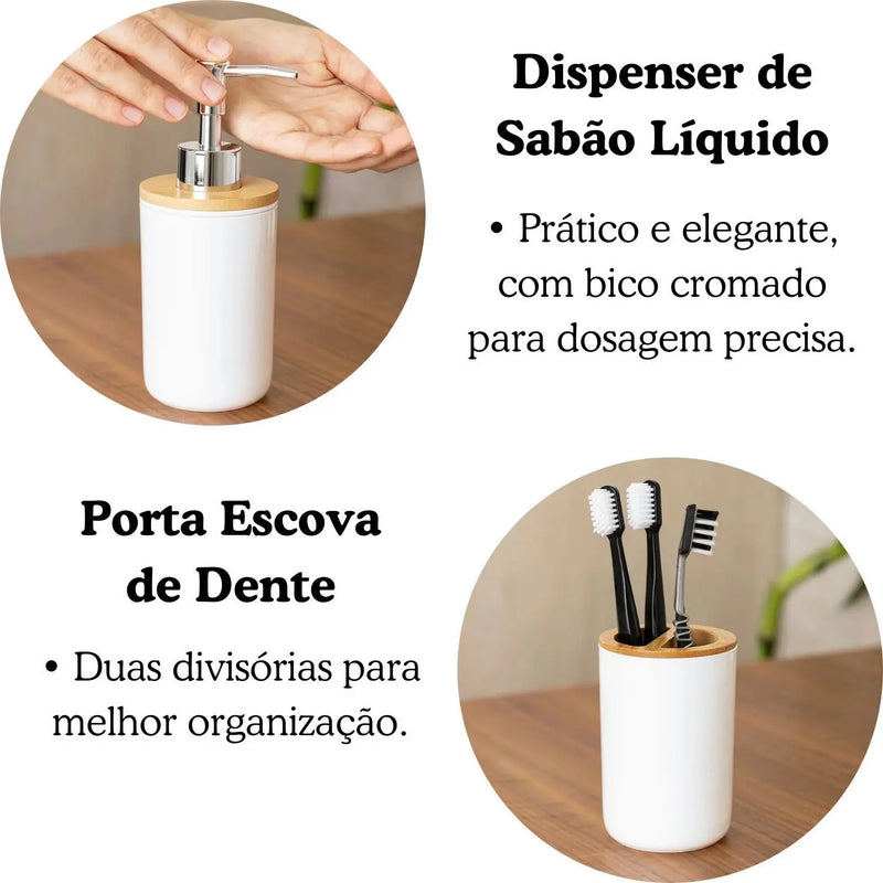 Kit Acessórios para Banheiro